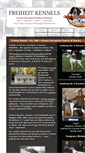 Mobile Screenshot of freiheitkennels.com